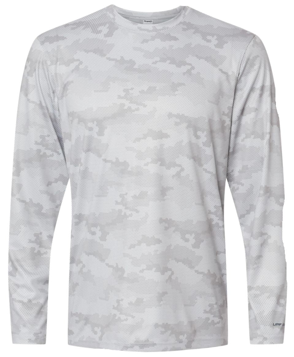 Unisex Pompano Performance Camo Long Sleeve T-Shirt