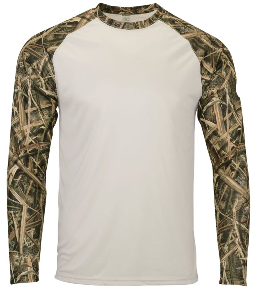 Men's Jackson Mossy Oak Colorblocked Long Sleeve T-Shirt