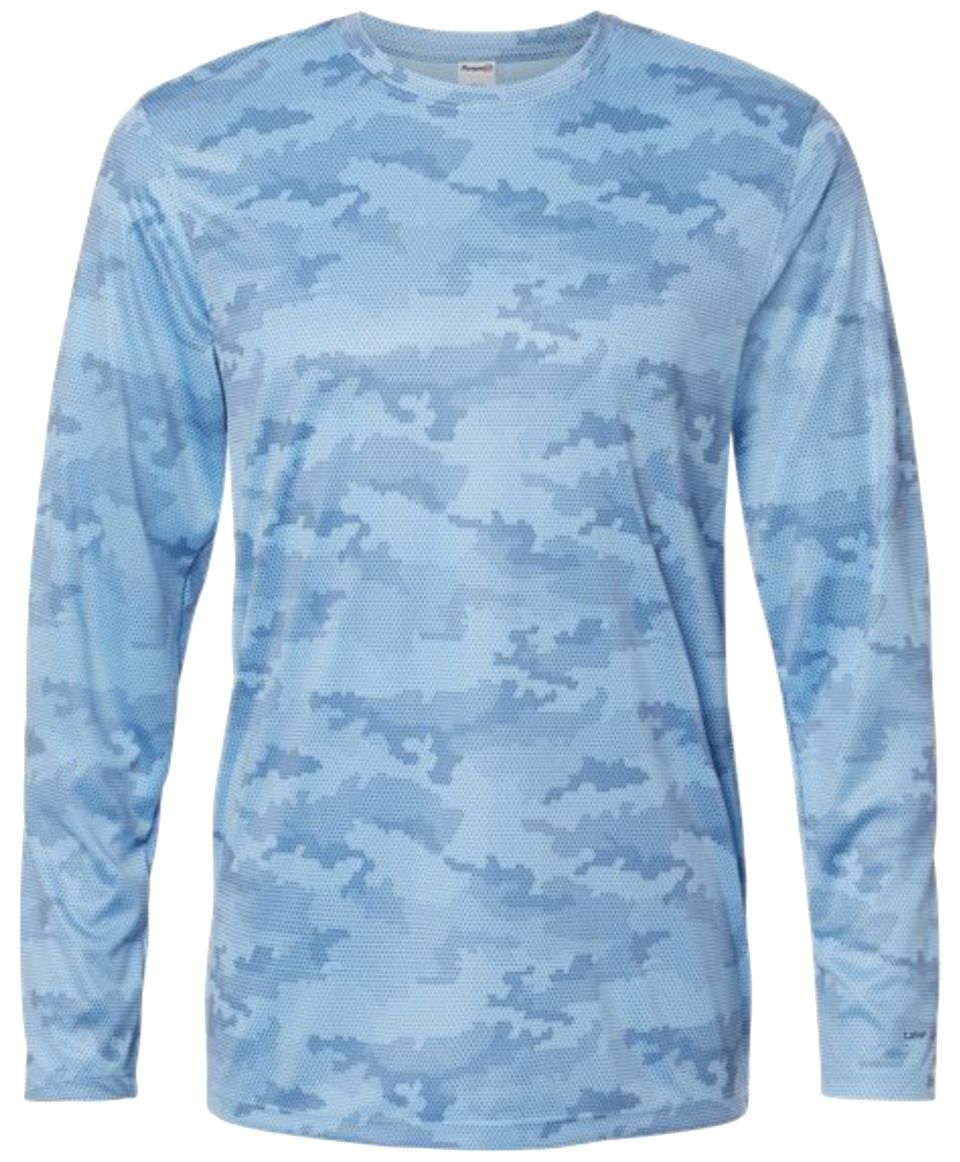 Unisex Pompano Performance Camo Long Sleeve T-Shirt
