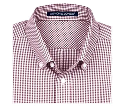 Men's Checkered Button Up