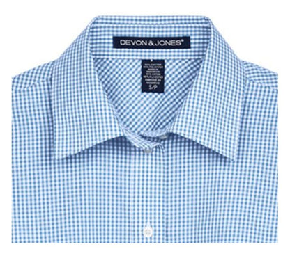 Women's Checkered Button Up