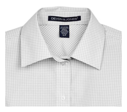 Women's Checkered Button Up