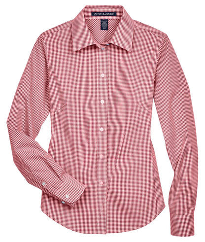 Women's Checkered Button Up
