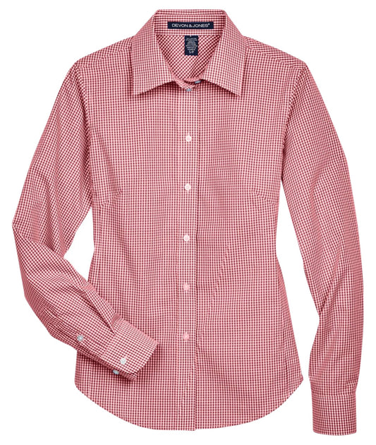 Women's Checkered Button Up