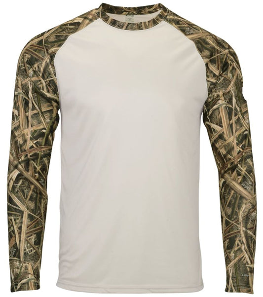 Men's Jackson Mossy Oak Colorblocked Long Sleeve T-Shirt