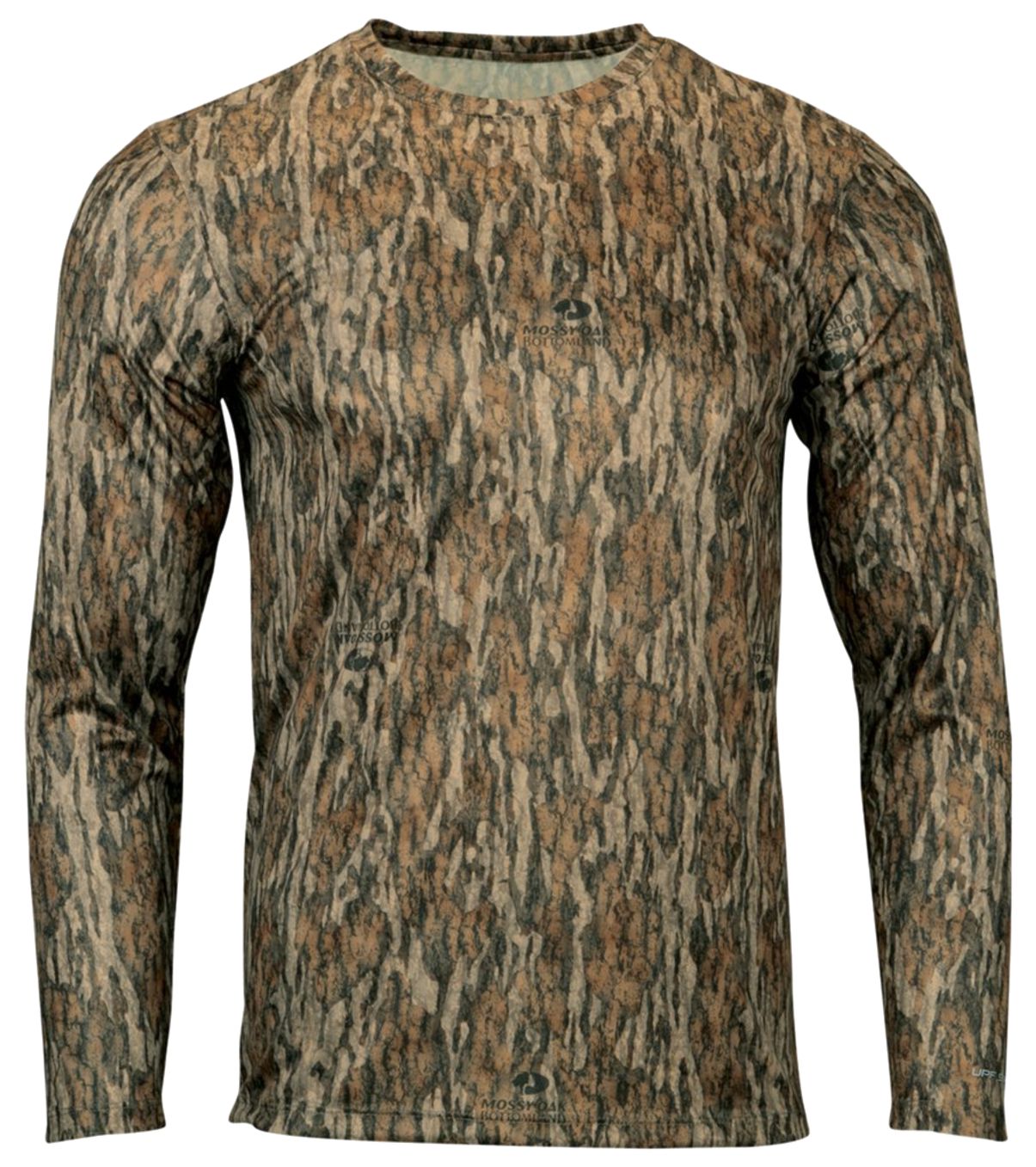 Men's Oxford Performance Camo Print Long Sleeve T-Shirt