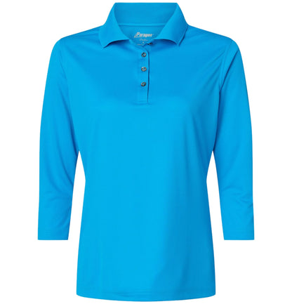 Lady Palm Three Quarter Sleeve Polo
