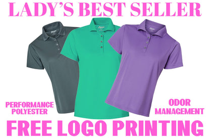 Saratoga Mini Mesh Polo Lady's